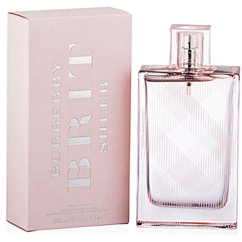 burberry brit sheer perfumed body lotion|burberry brit sheer edt 100ml.